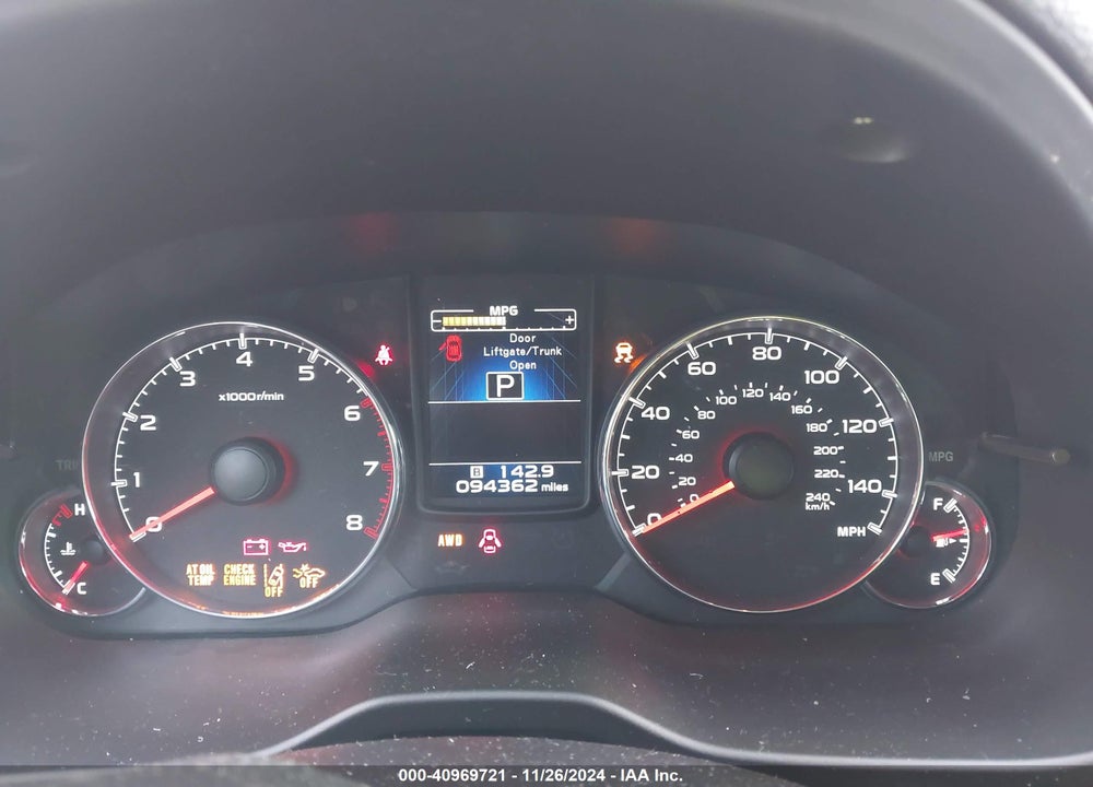 2014 SUBARU OUTBACK 2.5I LIMITED VIN: 4S4BRCPC9E3280227
