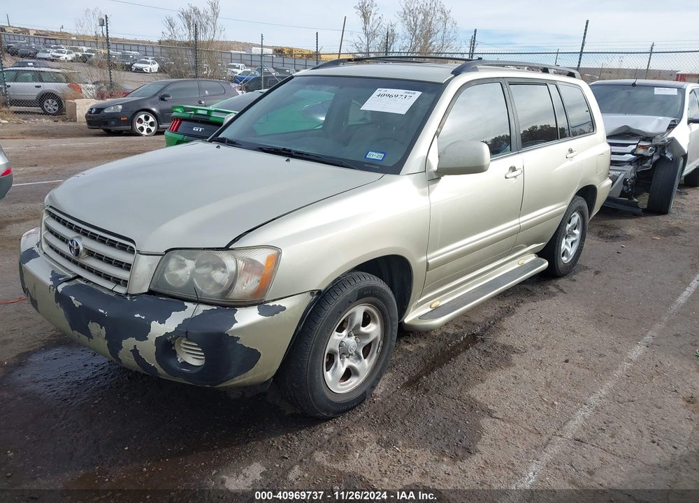 2003 TOYOTA HIGHLANDER V6 VIN: JTEGF21A930087848