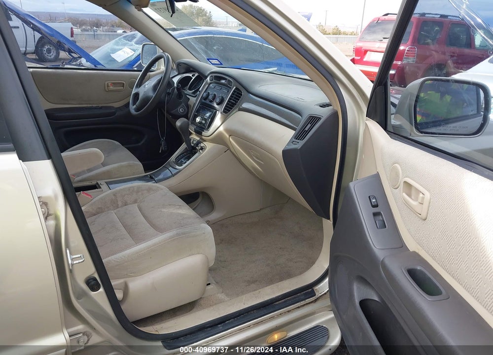 2003 TOYOTA HIGHLANDER V6 VIN: JTEGF21A930087848