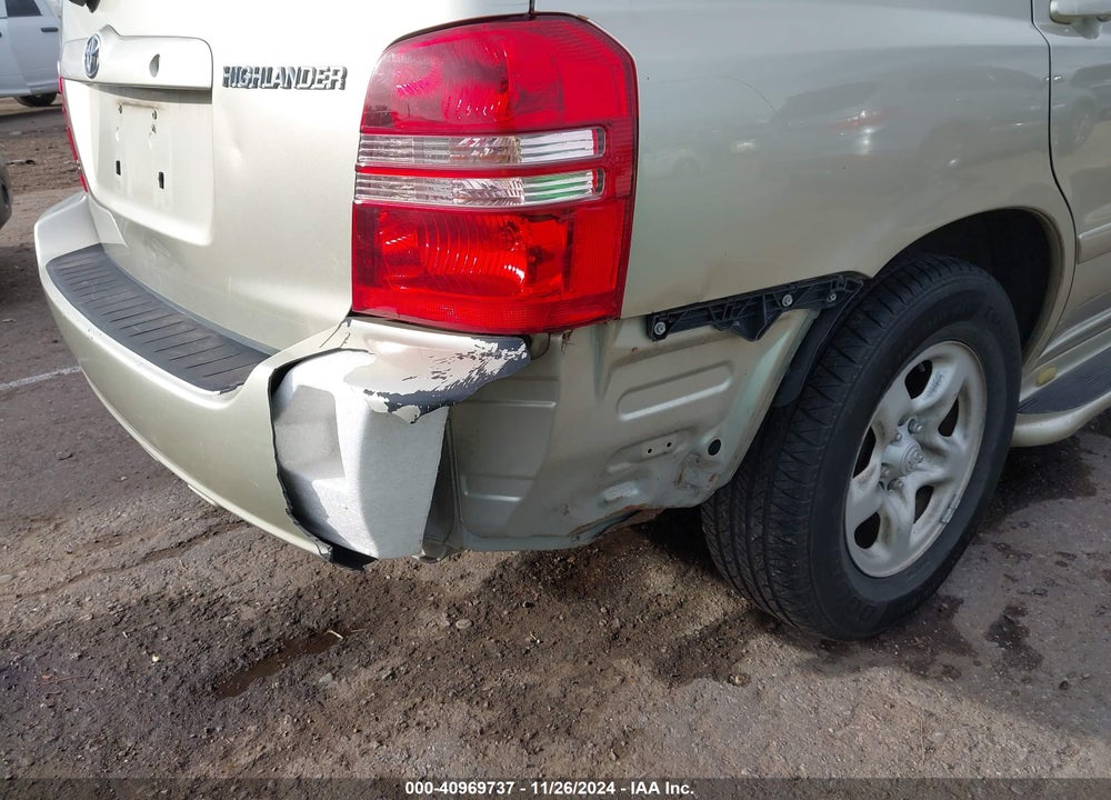 2003 TOYOTA HIGHLANDER V6 VIN: JTEGF21A930087848