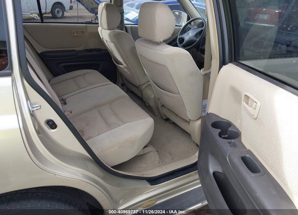 2003 TOYOTA HIGHLANDER V6 VIN: JTEGF21A930087848