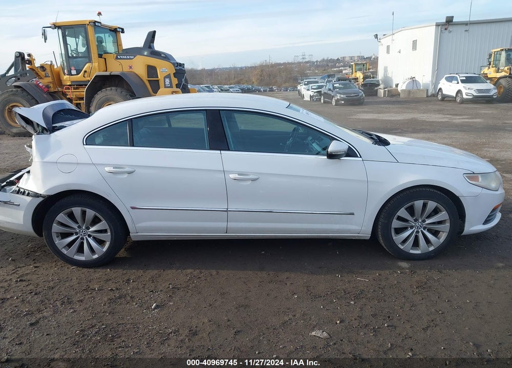 2012 VOLKSWAGEN CC SPORT VIN: WVWMN7AN8CE502106