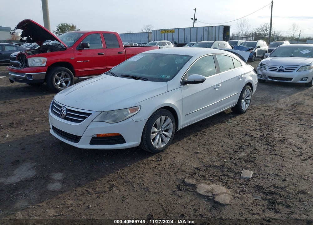 2012 VOLKSWAGEN CC SPORT VIN: WVWMN7AN8CE502106