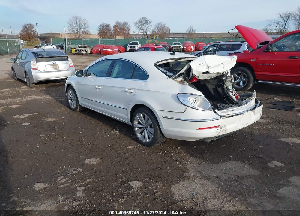 2012 VOLKSWAGEN CC SPORT VIN: WVWMN7AN8CE502106