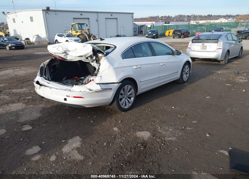 2012 VOLKSWAGEN CC SPORT VIN: WVWMN7AN8CE502106