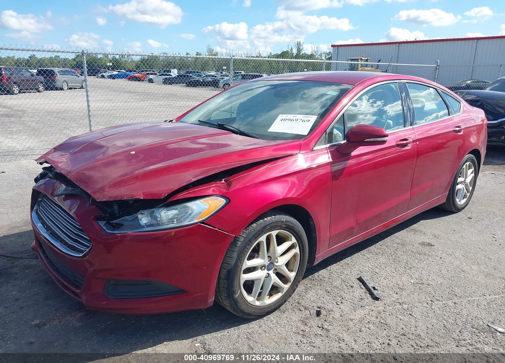 2014 FORD FUSION SE VIN: 3FA6P0HD7ER312097
