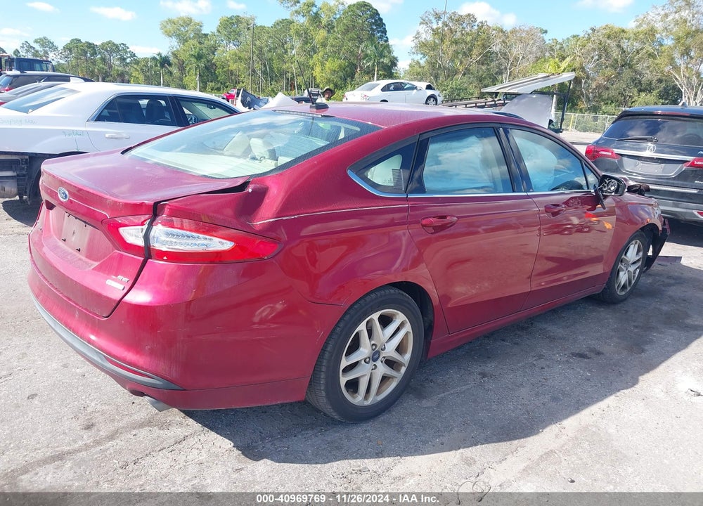 2014 FORD FUSION SE VIN: 3FA6P0HD7ER312097