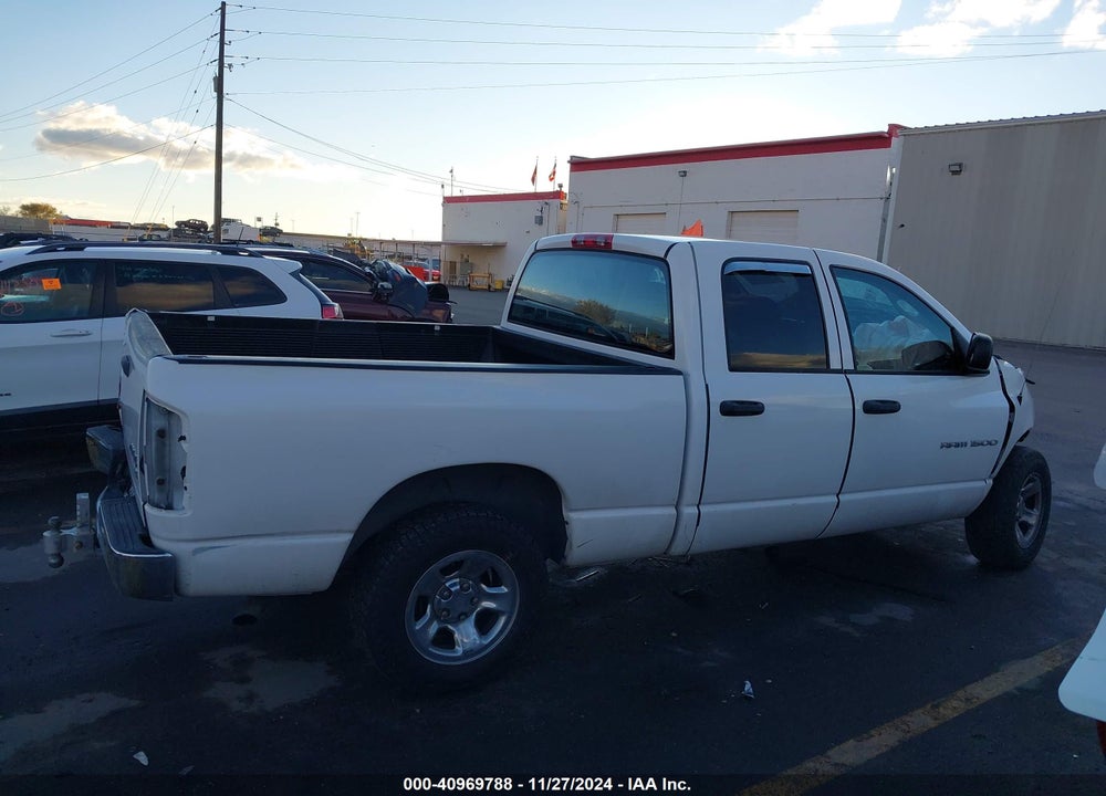 2004 DODGE RAM 1500 SLT/LARAMIE VIN: 1D7HU18D24J130307