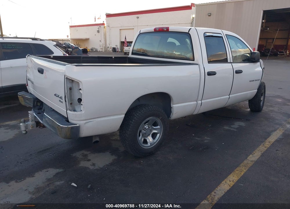 2004 DODGE RAM 1500 SLT/LARAMIE VIN: 1D7HU18D24J130307