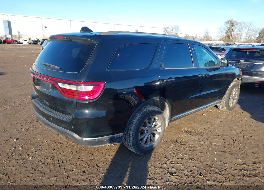 2017 DODGE DURANGO SXT AWD VIN: 1C4RDJAG4HC945475