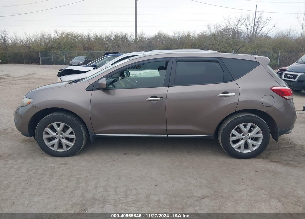 2012 NISSAN MURANO S VIN: JN8AZ1MW9CW228468