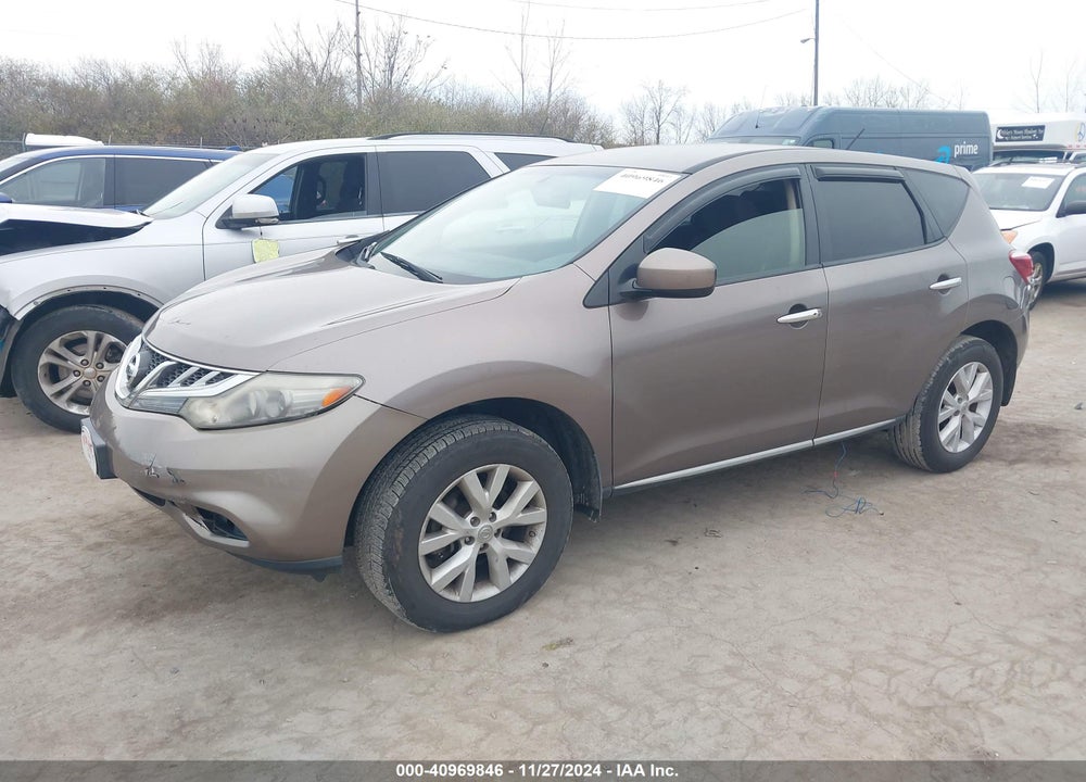 2012 NISSAN MURANO S VIN: JN8AZ1MW9CW228468