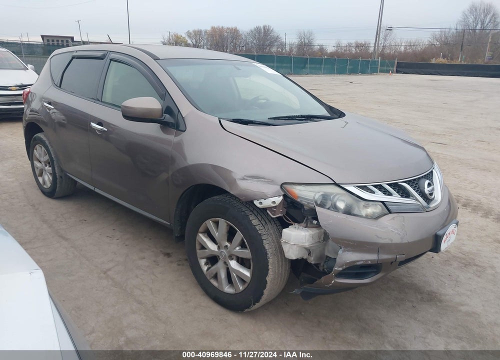 2012 NISSAN MURANO S VIN: JN8AZ1MW9CW228468