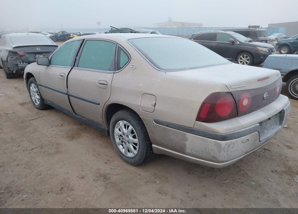 2003 CHEVROLET IMPALA VIN: 2G1WF52E139391712