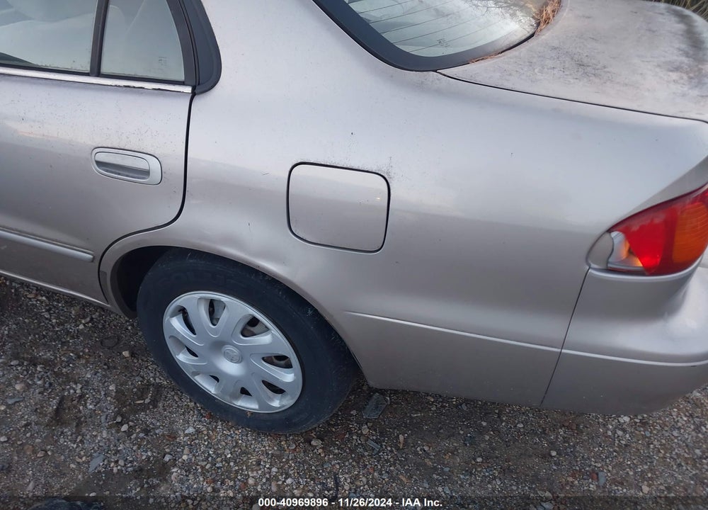 2001 TOYOTA COROLLA LE VIN: 2T1BR12E11C394371