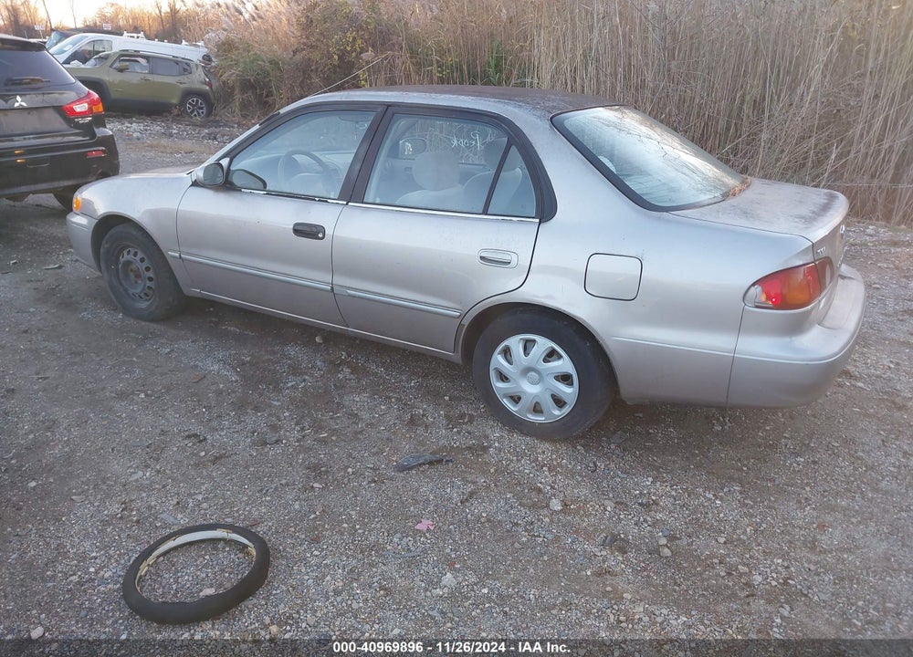 2001 TOYOTA COROLLA LE VIN: 2T1BR12E11C394371