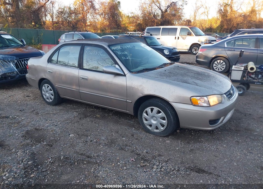 2001 TOYOTA COROLLA LE VIN: 2T1BR12E11C394371