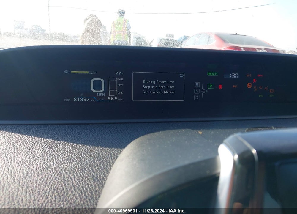 2018 TOYOTA PRIUS FOUR VIN: JTDKARFUXJ3056743
