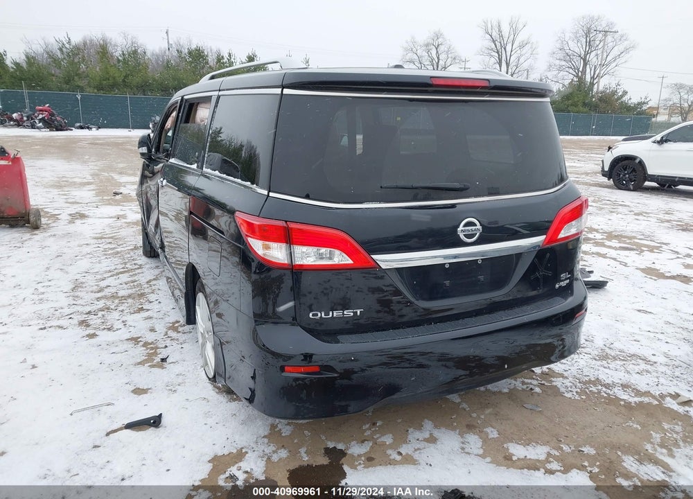 2013 NISSAN QUEST SL VIN: JN8AE2KP6D9062794