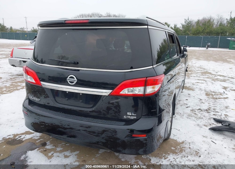2013 NISSAN QUEST SL VIN: JN8AE2KP6D9062794