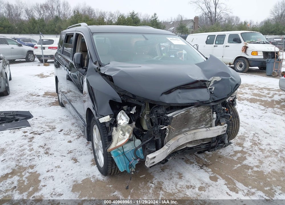 2013 NISSAN QUEST SL VIN: JN8AE2KP6D9062794