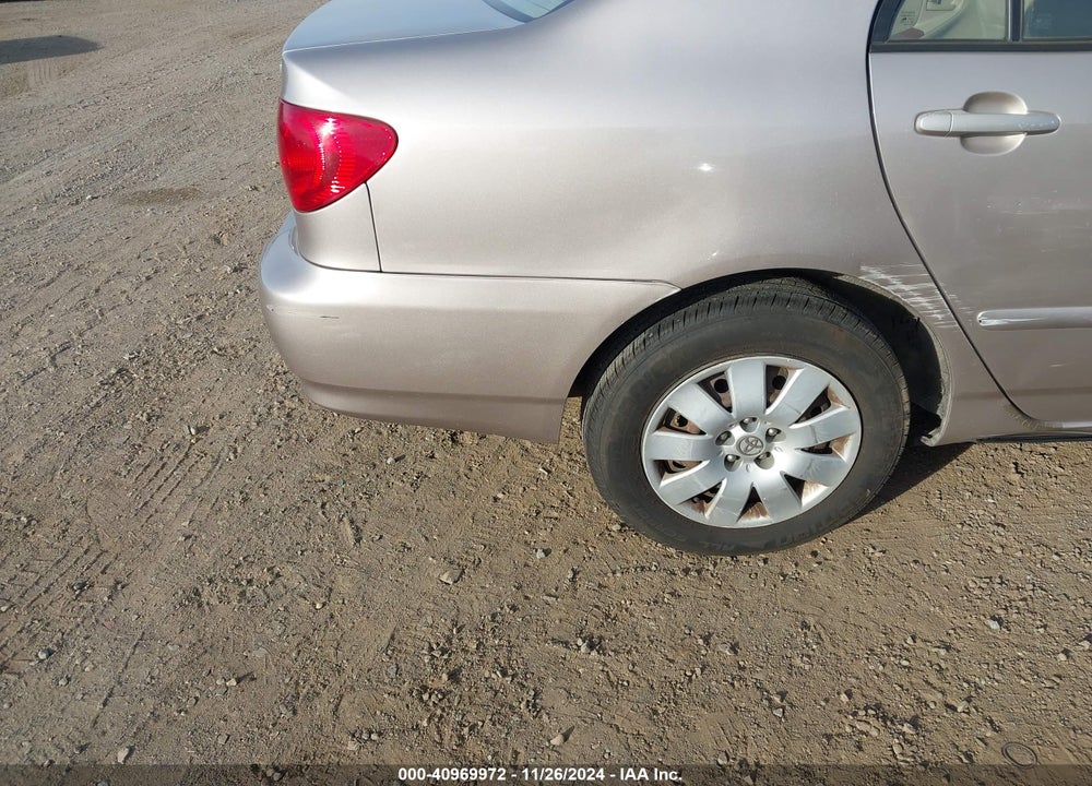 2003 TOYOTA COROLLA LE VIN: 2T1BR32E43C011425