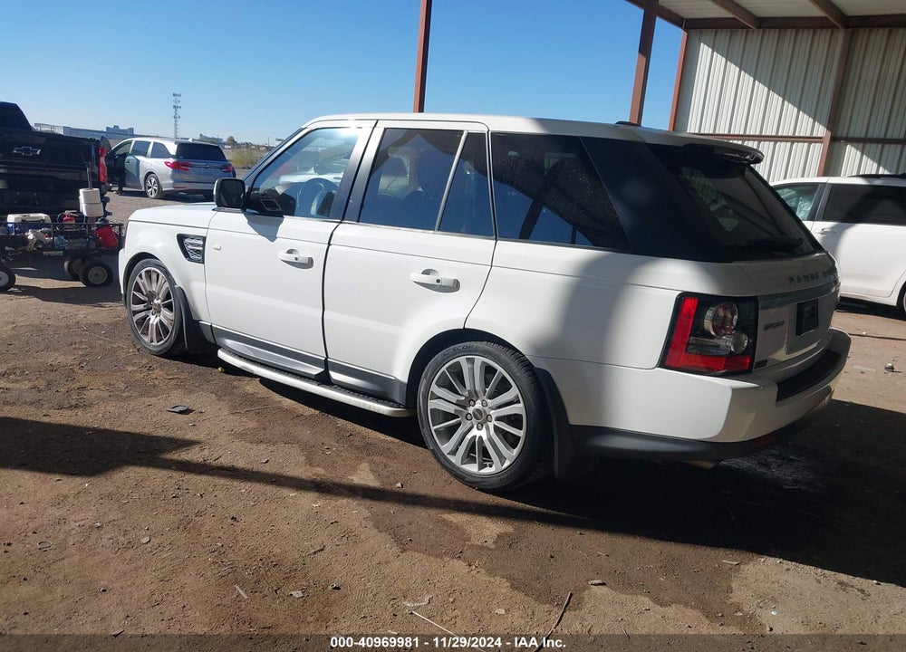 2012 LAND ROVER RANGE ROVER SPORT HSE VIN: SALSK2D42CA755878