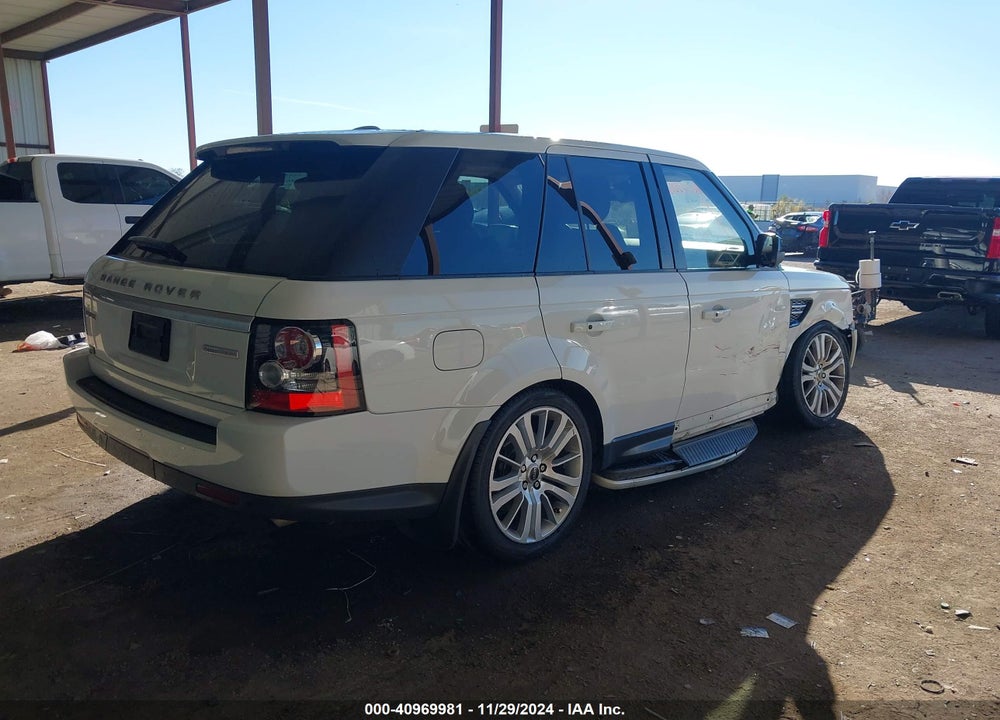 2012 LAND ROVER RANGE ROVER SPORT HSE VIN: SALSK2D42CA755878