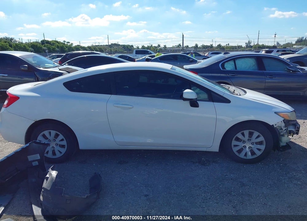 2012 HONDA CIVIC LX VIN: 2HGFG3B59CH564859
