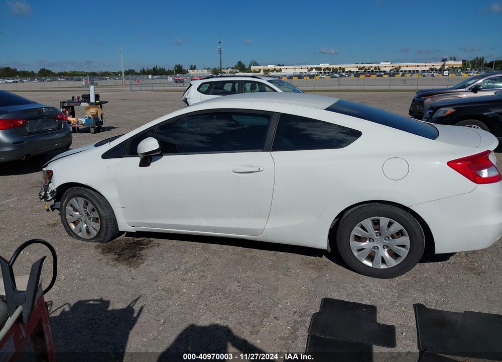 2012 HONDA CIVIC LX VIN: 2HGFG3B59CH564859