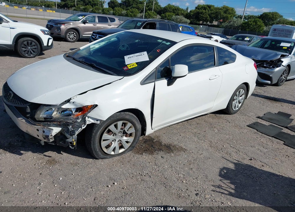2012 HONDA CIVIC LX VIN: 2HGFG3B59CH564859