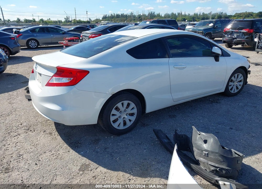 2012 HONDA CIVIC LX VIN: 2HGFG3B59CH564859