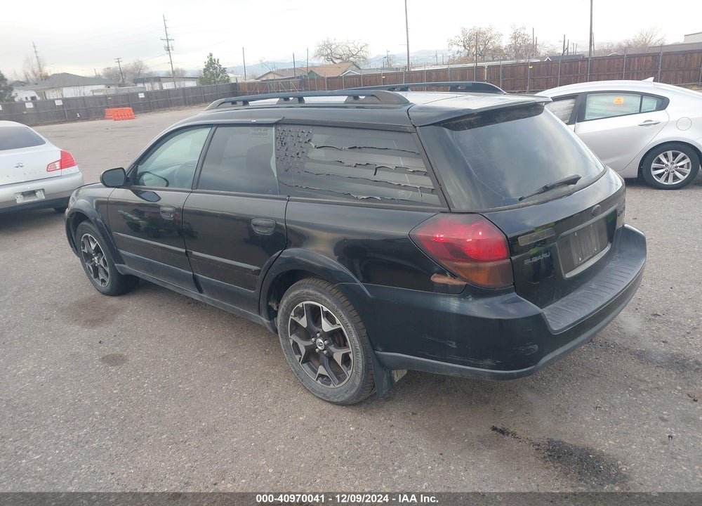 2007 SUBARU OUTBACK 2.5I BASIC VIN: 4S4BP61C276309004