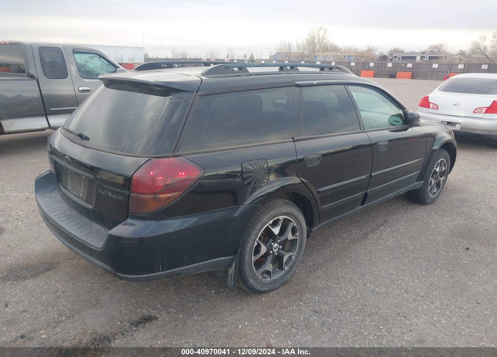 2007 SUBARU OUTBACK 2.5I BASIC VIN: 4S4BP61C276309004