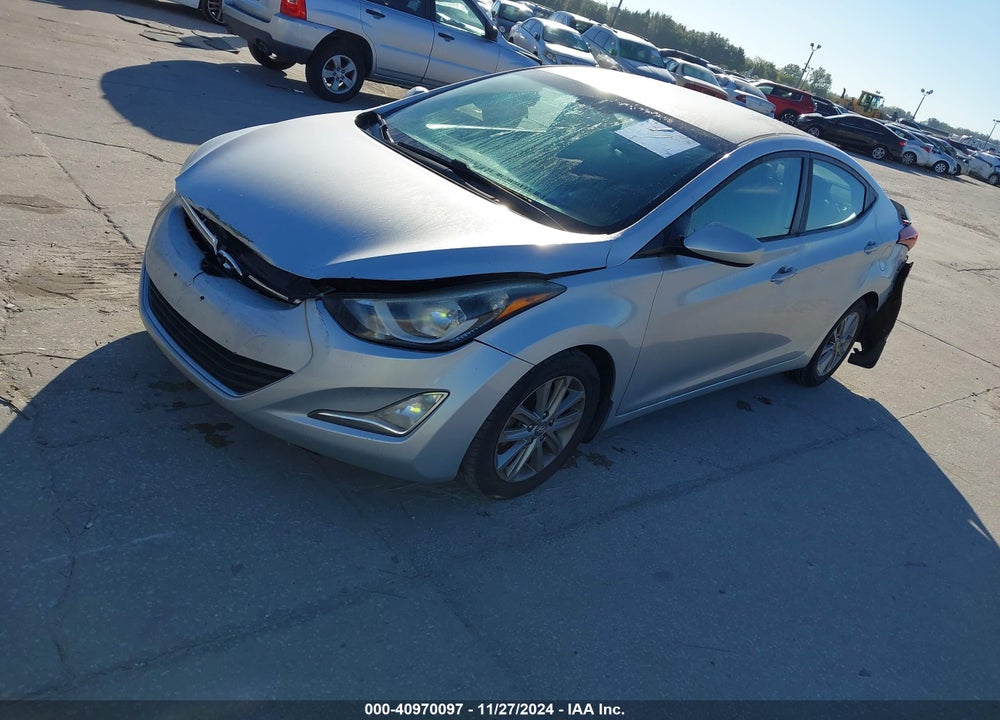 2016 HYUNDAI ELANTRA SE VIN: 5NPDH4AE4GH660647