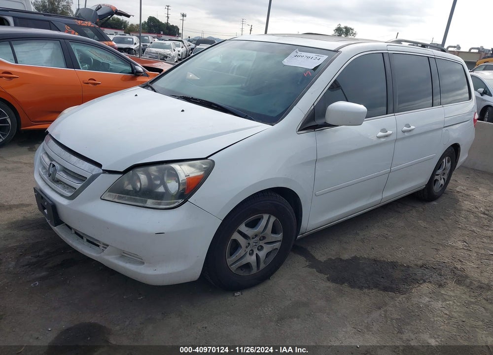 2007 HONDA ODYSSEY EX-L VIN: 5FNRL38737B403399