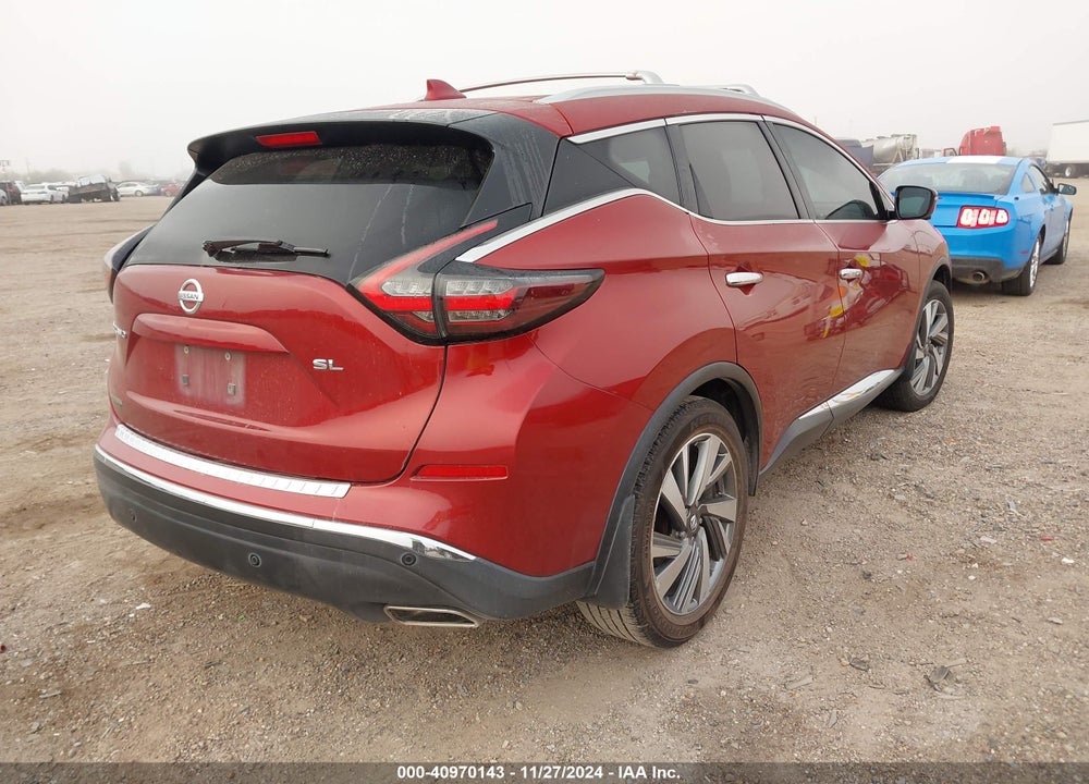 2019 NISSAN MURANO SL VIN: 5N1AZ2MJ7KN133932
