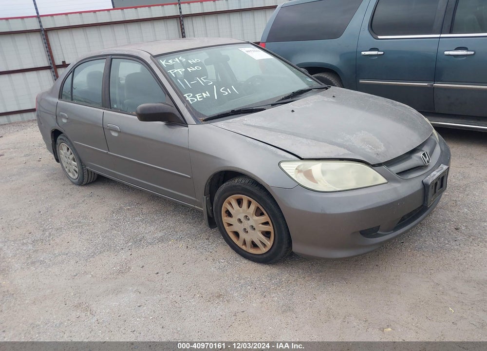 2005 HONDA CIVIC LX VIN: 2HGES16525H628235