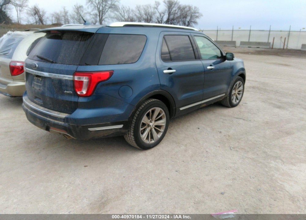 2018 FORD EXPLORER LIMITED VIN: 1FM5K8F86JGA43628