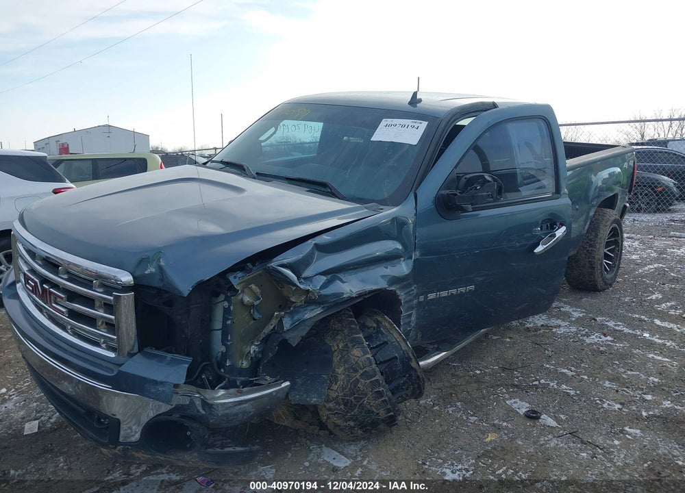 2008 GMC SIERRA 1500 SLE1 VIN: 1GTEK19078Z217206