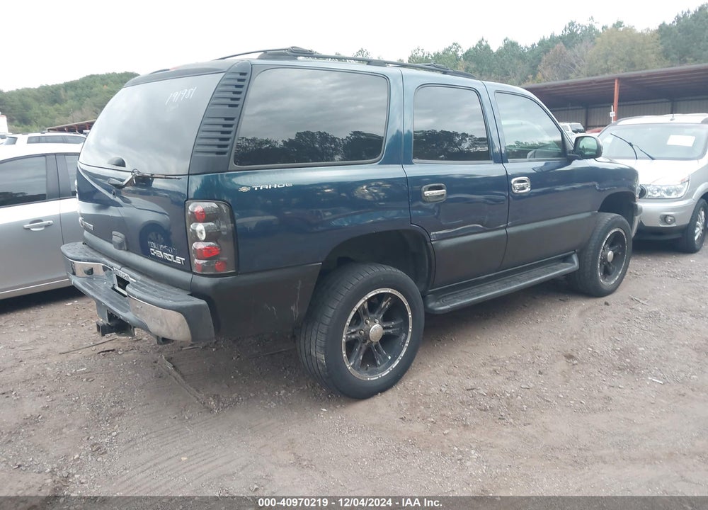 2005 CHEVROLET TAHOE LS VIN: 1GNEC13VX5R191981