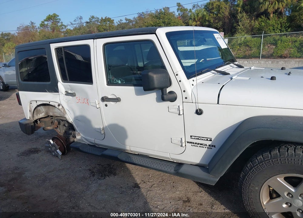 2013 JEEP WRANGLER UNLIMITED SPORT VIN: 1C4BJWDG2DL517207