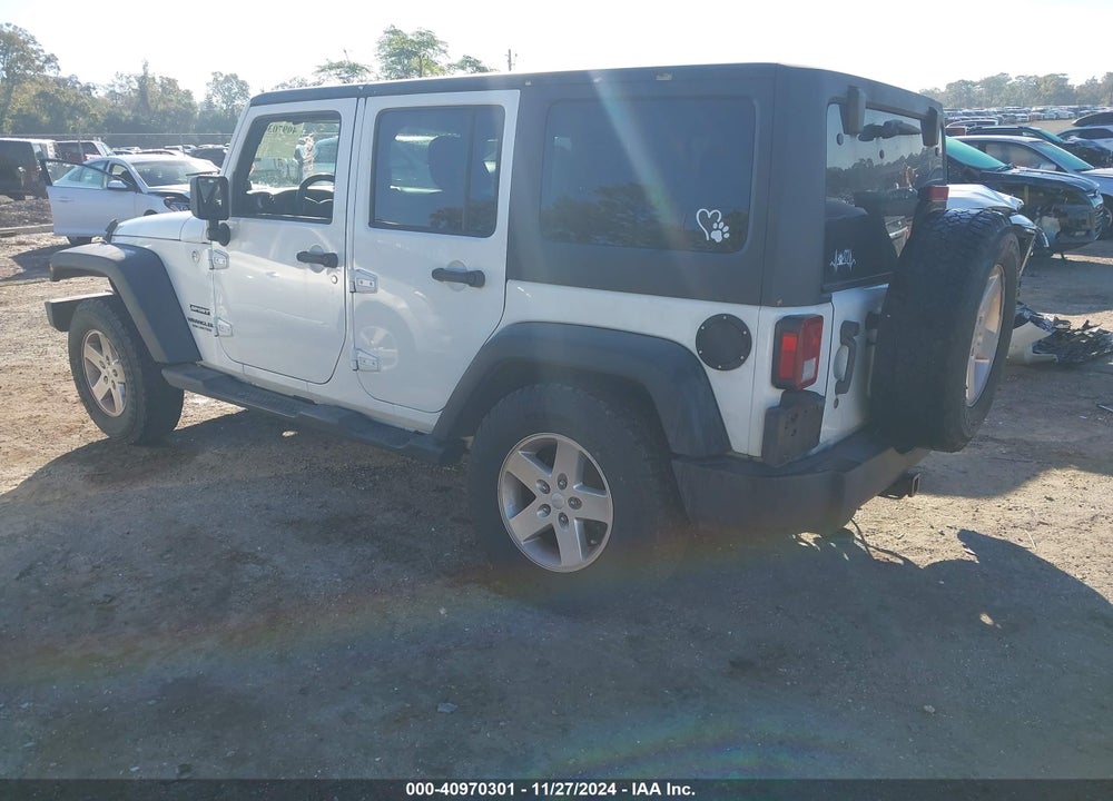 2013 JEEP WRANGLER UNLIMITED SPORT VIN: 1C4BJWDG2DL517207