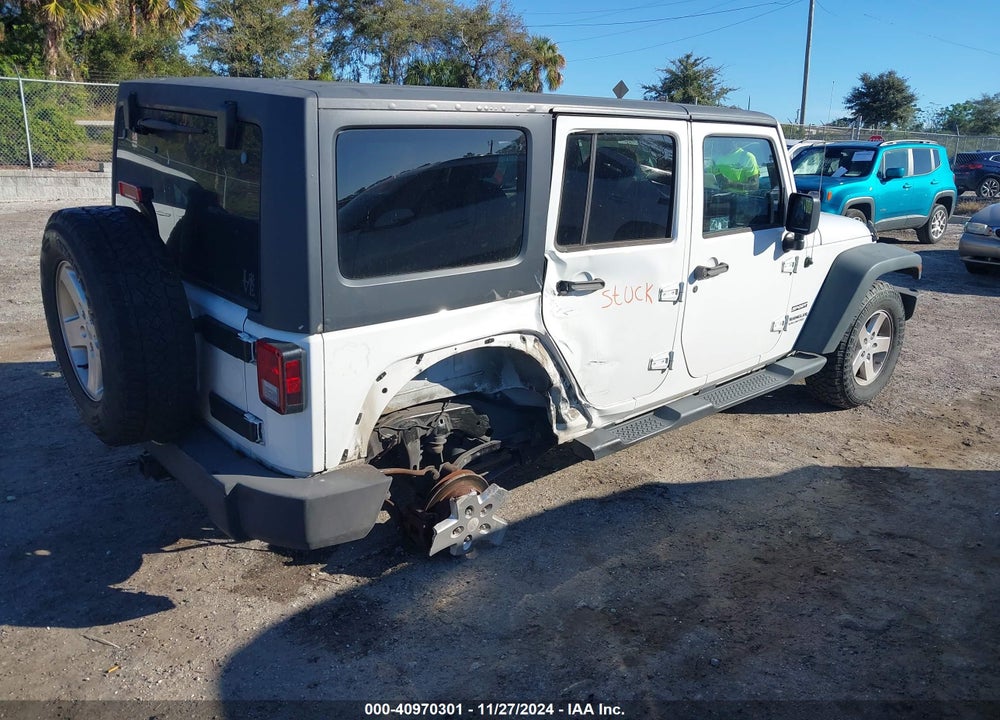 2013 JEEP WRANGLER UNLIMITED SPORT VIN: 1C4BJWDG2DL517207