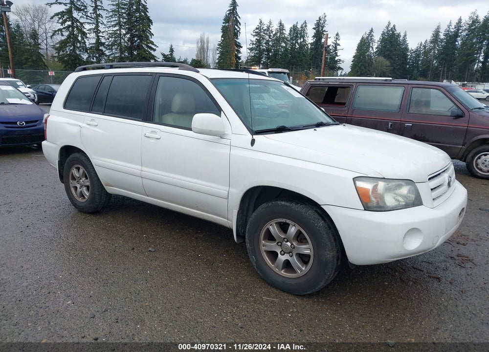 2006 TOYOTA HIGHLANDER V6 VIN: JTEDP21A060104816