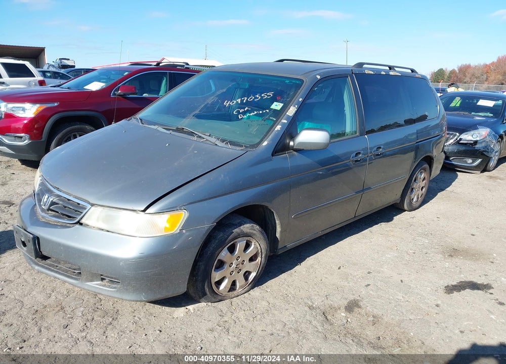 2002 HONDA ODYSSEY EX-L VIN: 5FNRL18722B022351