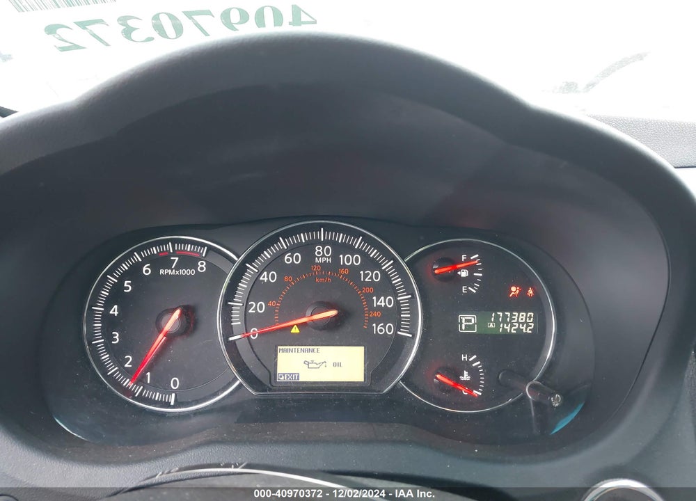 2014 NISSAN MAXIMA VIN: 1N4AA5AP0EC452052