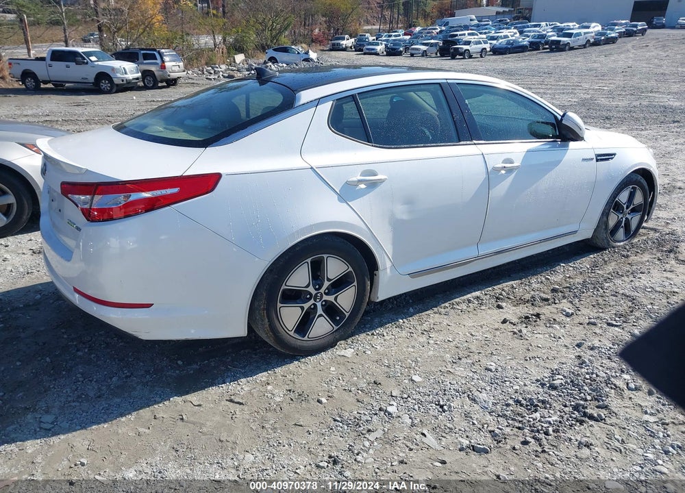 2013 KIA OPTIMA HYBRID EX VIN: KNAGM4AD5D5037868
