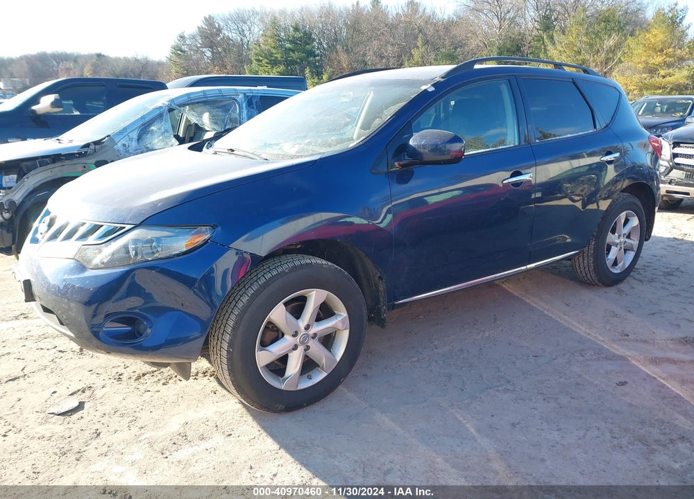 2009 NISSAN MURANO S VIN: JN8AZ18W49W201150