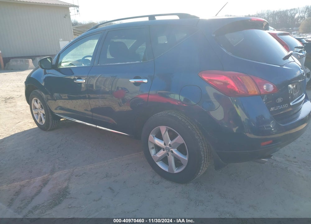 2009 NISSAN MURANO S VIN: JN8AZ18W49W201150